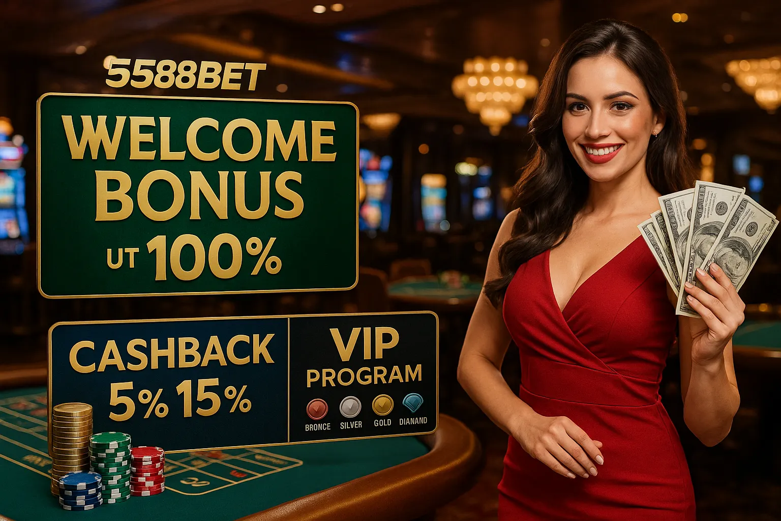 O bônus promocional 5588BET é uma ótima maneira de começar sua aventura