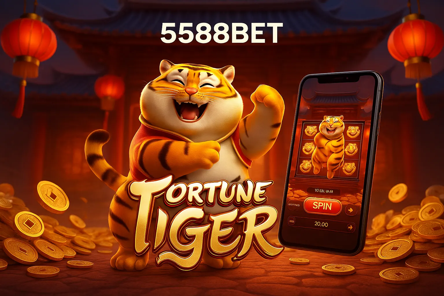 Fortune Tiger é um jogo imperdível no 5588BET Casino