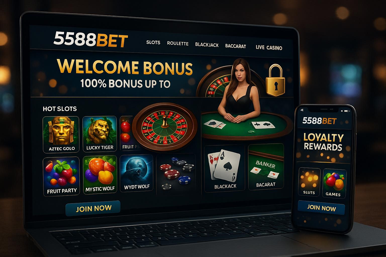 Jogos de cassino online 5588BET