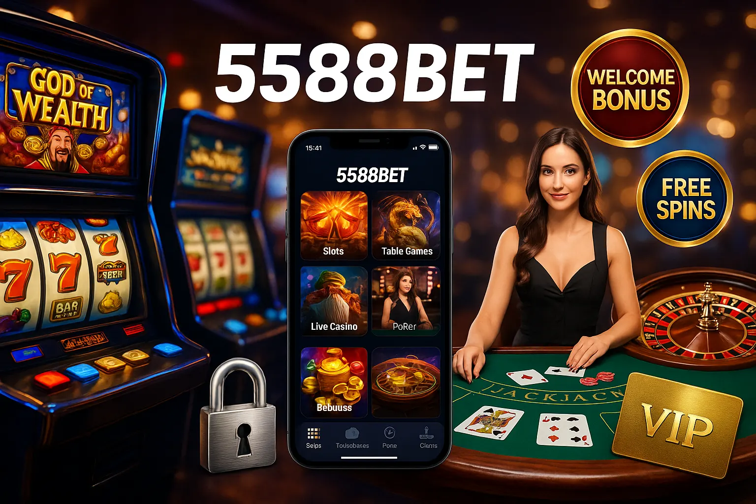 Jogos de cassino online inovadores e emocionantes na 5588BET